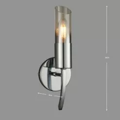 Dunelm Corvus Chrome Wall Light 12 Dunelm Corvus Chrome Wall Light -all lighting Sales Store 1000137354 alt04