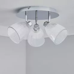 Dunelm Bremont 3 Light Ribbed Glass Bathroom Spotlight 9 Dunelm Bremont 3 Light Ribbed Glass Bathroom Spotlight -all lighting Sales Store 1000137363 alt01