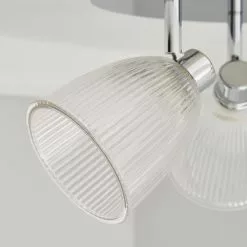 Dunelm Bremont 3 Light Ribbed Glass Bathroom Spotlight 10 Dunelm Bremont 3 Light Ribbed Glass Bathroom Spotlight -all lighting Sales Store 1000137363 alt02