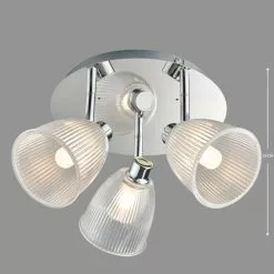 Dunelm Bremont 3 Light Ribbed Glass Bathroom Spotlight 12 Dunelm Bremont 3 Light Ribbed Glass Bathroom Spotlight -all lighting Sales Store 1000137363 alt04