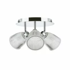 Dunelm Bremont 3 Light Ribbed Glass Bathroom Spotlight 13 Dunelm Bremont 3 Light Ribbed Glass Bathroom Spotlight -all lighting Sales Store 1000137363 alt05