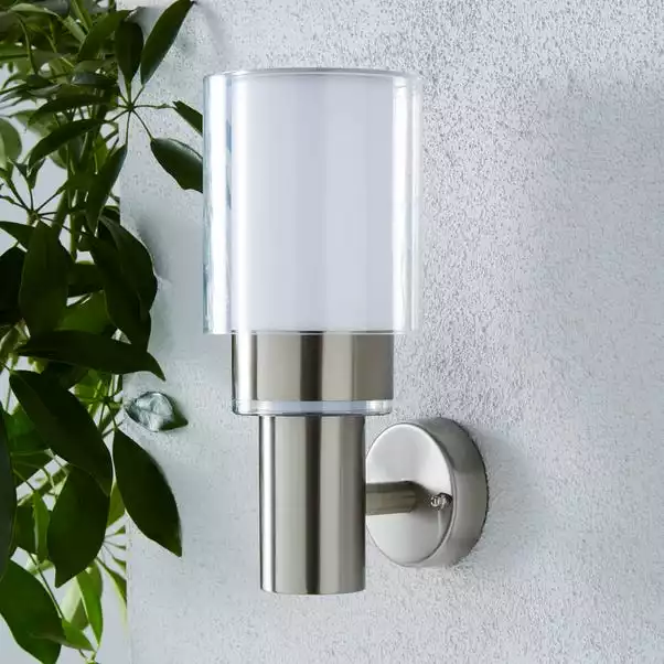 Dunelm Adoni Steel Outdoor Wall Light 4 Dunelm Adoni Steel Outdoor Wall Light - Image 2