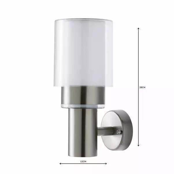Dunelm Adoni Steel Outdoor Wall Light 7 Dunelm Adoni Steel Outdoor Wall Light - Image 5