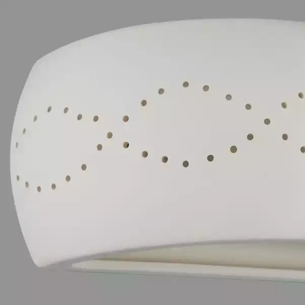 Dunelm Thasos White Wall Light 6 Dunelm Thasos White Wall Light - Image 4