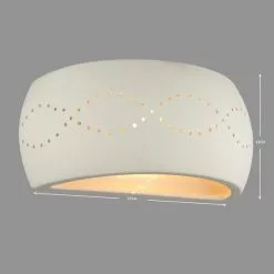 Dunelm Thasos White Wall Light 12 Dunelm Thasos White Wall Light -all lighting Sales Store 1000137366 alt04