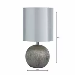 Dunelm Adana Mini Ceramic IvoryTouch Dimmable Lamp -all lighting Sales Store 1000137381 alt04