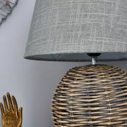 Dunelm Lari Split Weave Wicker Table Lamp -all lighting Sales Store 1000137386 alt02