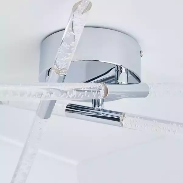 Dunelm Tassani 6 Light Integrated LED Bubble Acrylic Ceiling Fitting 6 Dunelm Tassani 6 Light Integrated LED Bubble Acrylic Ceiling Fitting - Image 4