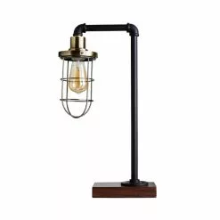 Dunelm Milas Pipe Black Industrial Table Lamp 12 Dunelm Milas Pipe Black Industrial Table Lamp -all lighting Sales Store 1000139077 alt04
