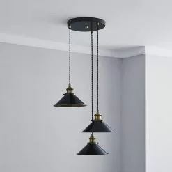 Dunelm Logan 3 Light Grey Industrial Cluster Ceiling Fitting 9 Dunelm Logan 3 Light Grey Industrial Cluster Ceiling Fitting -all lighting Sales Store 1000139091 alt01