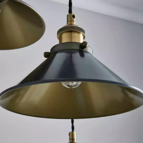 Dunelm Logan 3 Light Grey Industrial Cluster Ceiling Fitting 6 Dunelm Logan 3 Light Grey Industrial Cluster Ceiling Fitting - Image 4