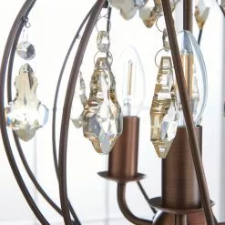 Dunelm Salino Globe 3 Light Antique Copper Chandelier 10 Dunelm Salino Globe 3 Light Antique Copper Chandelier -all lighting Sales Store 1000139119 alt02