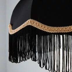 Dunelm Carmona Lamp Shade 45cm Black 9 Dunelm Carmona Lamp Shade 45cm Black -all lighting Sales Store 1000139161 alt02