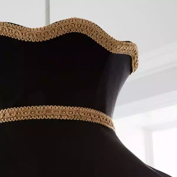 Dunelm Carmona Lamp Shade 45cm Black 6 Dunelm Carmona Lamp Shade 45cm Black - Image 4