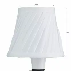 Dunelm Twisted Pleat Lamp Shade 14cm Ivory 9 Dunelm Twisted Pleat Lamp Shade 14cm Ivory -all lighting Sales Store 1000147341 alt04