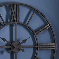 Dunelm Oversized Skeleton Black Clock -all lighting Sales Store 1000148758 alt01