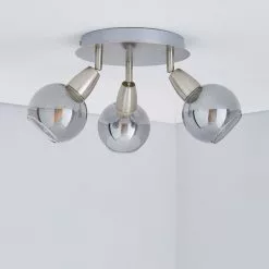 Dunelm Tia 3 Light Nickel Spotlight 9 Dunelm Tia 3 Light Nickel Spotlight -all lighting Sales Store 1000149062 alt01