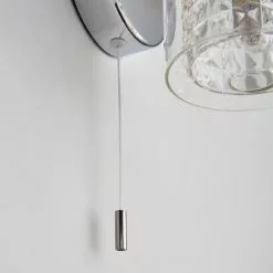 Dunelm Hylton Glass Bathroom Wall Light -all lighting Sales Store 1000149066 alt03