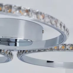 Dunelm Oraylia 3 Light Integrated LED Hoops Jewel Chrome Ceiling Fitting 11 Dunelm Oraylia 3 Light Integrated LED Hoops Jewel Chrome Ceiling Fitting -all lighting Sales Store 1000149069 alt03