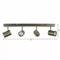 Dunelm Newark 4 Light Antique Bronze Spotlight Bar 13 Dunelm Newark 4 Light Antique Bronze Spotlight Bar -all lighting Sales Store 1000149076 alt06