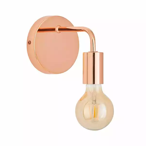 Dunelm Adonis Copper Wall Light 7 Dunelm Adonis Copper Wall Light - Image 5