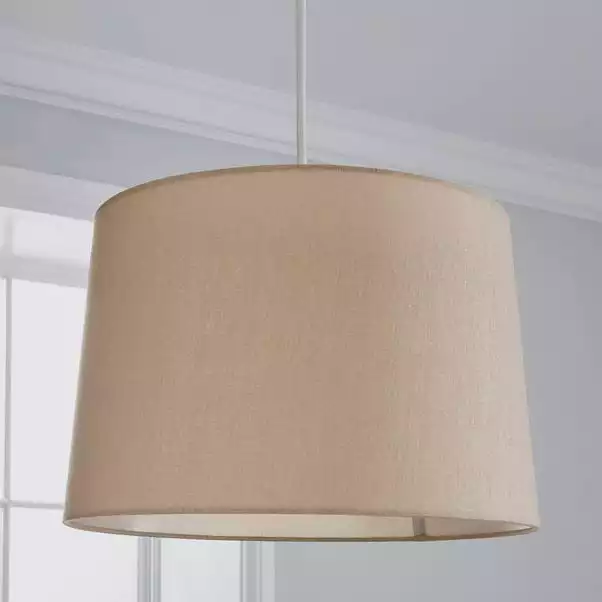 Dunelm Sara Lamp Shade 40cm Natural 4 Dunelm Sara Lamp Shade 40cm Natural - Image 2