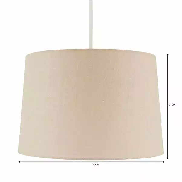 Dunelm Sara Lamp Shade 40cm Natural 7 Dunelm Sara Lamp Shade 40cm Natural - Image 5