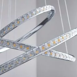 Dunelm Cali 3 Light Integrated LED Hoop Crystal Ceiling Fitting 10 Dunelm Cali 3 Light Integrated LED Hoop Crystal Ceiling Fitting -all lighting Sales Store 1000149123 alt02