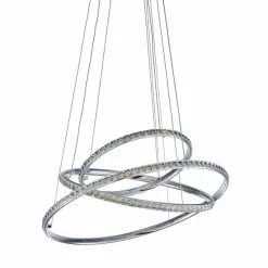 Dunelm Cali 3 Light Integrated LED Hoop Crystal Ceiling Fitting 12 Dunelm Cali 3 Light Integrated LED Hoop Crystal Ceiling Fitting -all lighting Sales Store 1000149123 alt05
