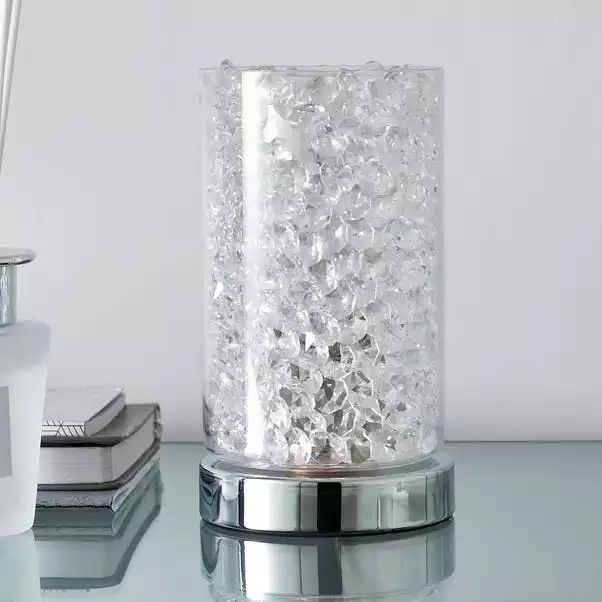 Dunelm Adela Pad Chrome Touch Dimmable Table Lamp 4 Dunelm Adela Pad Chrome Touch Dimmable Table Lamp - Image 2