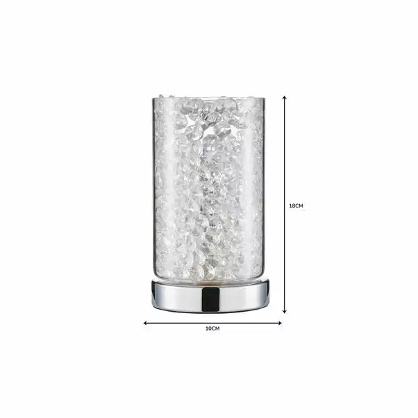 Dunelm Adela Pad Chrome Touch Dimmable Table Lamp 8 Dunelm Adela Pad Chrome Touch Dimmable Table Lamp - Image 6