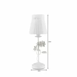 Dunelm Chateau White Table Lamp -all lighting Sales Store 1000149137 alt06