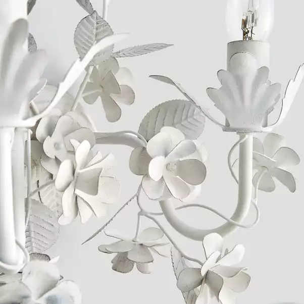 Dunelm Chateau 2 Light Candelabra White Wall Light 6 Dunelm Chateau 2 Light Candelabra White Wall Light - Image 4