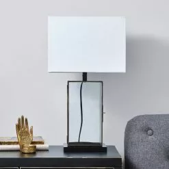 Dunelm Maya Glass Table Lamp -all lighting Sales Store 1000149139 alt01