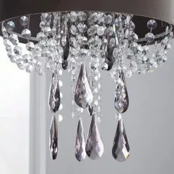 Dunelm Halle Velvet Jewel Grey Easy Fit Pendant 10 Dunelm Halle Velvet Jewel Grey Easy Fit Pendant -all lighting Sales Store 1000149159 alt02