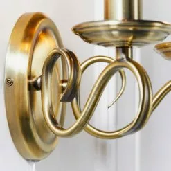 Vogue Lighting Vogue Bernice 2 Light Wall Light Antique Brass 12 Vogue Lighting Vogue Bernice 2 Light Wall Light Antique Brass -all lighting Sales Store 1000156380 alt04