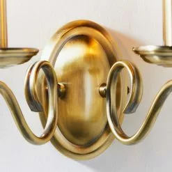 Vogue Lighting Vogue Bernice 2 Light Wall Light Antique Brass 13 Vogue Lighting Vogue Bernice 2 Light Wall Light Antique Brass -all lighting Sales Store 1000156380 alt05