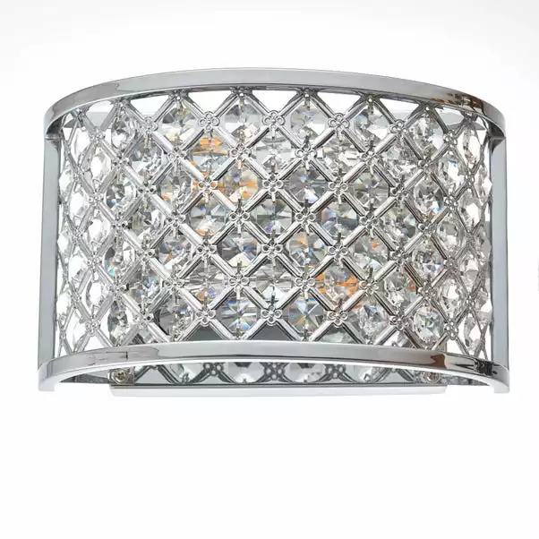 Vogue Lighting Vogue Hudson 2 Light Crystal Wall Light 4 Vogue Lighting Vogue Hudson 2 Light Crystal Wall Light - Image 3