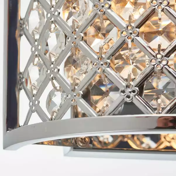 Vogue Lighting Vogue Hudson 2 Light Crystal Wall Light 5 Vogue Lighting Vogue Hudson 2 Light Crystal Wall Light - Image 4