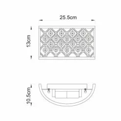 Vogue Lighting Vogue Hudson 2 Light Crystal Wall Light 12 Vogue Lighting Vogue Hudson 2 Light Crystal Wall Light -all lighting Sales Store 1000156385 alt04