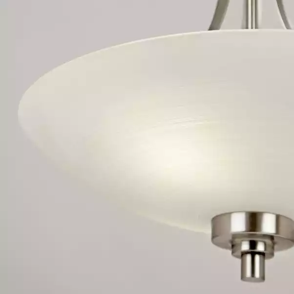 Vogue Lighting Vogue Welles 3 Light Semi Flush Ceiling Fitting 4 Vogue Lighting Vogue Welles 3 Light Semi Flush Ceiling Fitting - Image 2