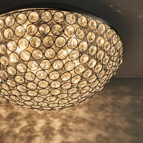 Vogue Lighting Vogue 3 Light Chryla Crystal Flush Ceiling Fititng 7 Vogue Lighting Vogue 3 Light Chryla Crystal Flush Ceiling Fititng - Image 5