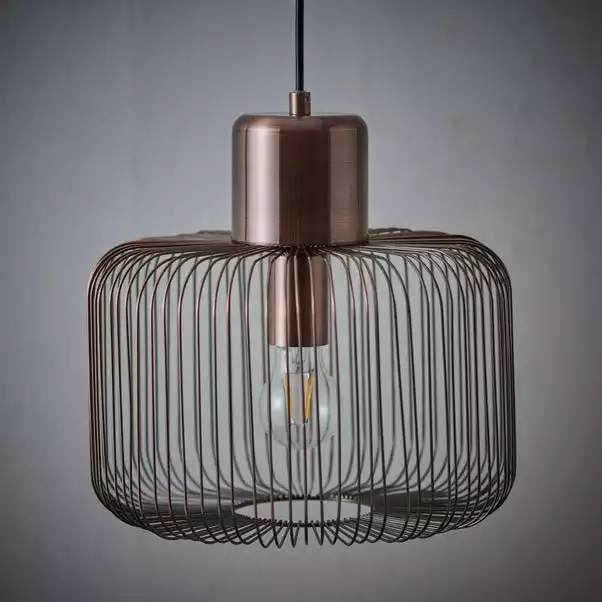 Vogue Lighting Vogue Nicola Antique Copper Pendant Ceiling Fitting 5 Vogue Lighting Vogue Nicola Antique Copper Pendant Ceiling Fitting - Image 3