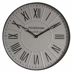 Cedar & Sage Harper Clock Mirage Grey 60cm -all lighting Sales Store 1000156481 alt02