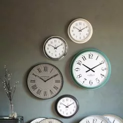 Cedar & Sage Marshfield Clock Chrome 41cm 6 Cedar & Sage Marshfield Clock Chrome 41cm -all lighting Sales Store 1000156497 alt01