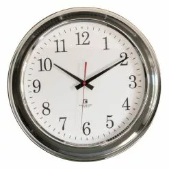 Cedar & Sage Marshfield Clock Chrome 41cm 7 Cedar & Sage Marshfield Clock Chrome 41cm -all lighting Sales Store 1000156497 alt02
