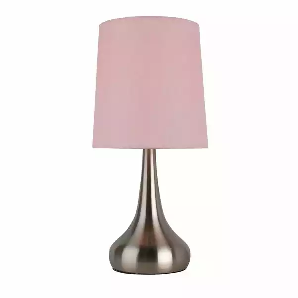 Dunelm Rimini Pink Touch Dimmable Lamp 4 Dunelm Rimini Pink Touch Dimmable Lamp - Image 2