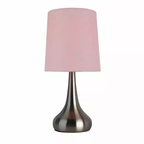Dunelm Rimini Pink Touch Dimmable Lamp 5 Dunelm Rimini Pink Touch Dimmable Lamp - Image 3