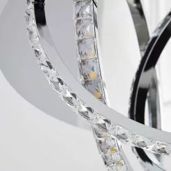 Dunelm Serena 3 Light Integrated LED Hoops Flush Ceiling Fitting 9 Dunelm Serena 3 Light Integrated LED Hoops Flush Ceiling Fitting -all lighting Sales Store 1000157746 alt02