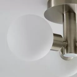 Dunelm Hamptworth 3 Light Frosted Glass Semi-Flush Ceiling Fitting -all lighting Sales Store 1000157751 alt02